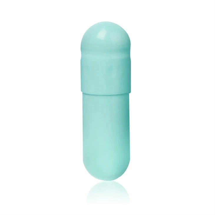 Light Blue Gelatin Capsules